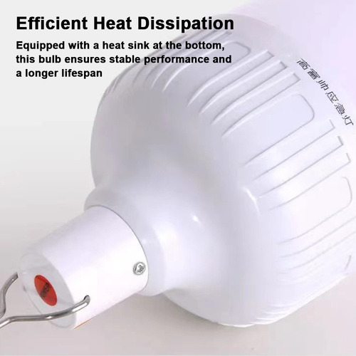 Pack De Lámparas Led Recargables Impermeables De 60w