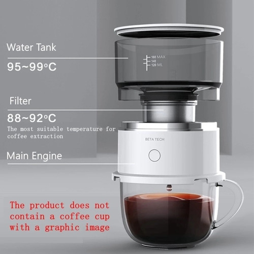 Cafeteira Automática Inteligente Portátil Tipo Gotejamento