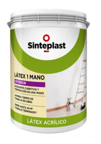 Latex Una Mano Sinteplast X 4lts Envio