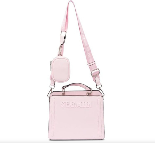 Bolsa De Mano Steve Madden Dt618175 Satchel Rosa Pastel