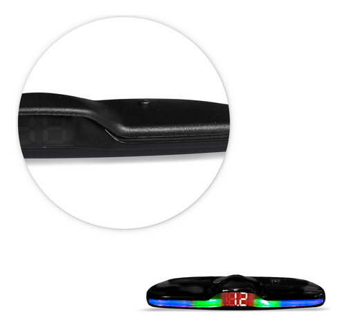 Sensor De Estacionamento Ré Branco 4 Pontos 18mm Kx3