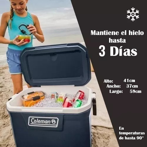 Cava Coleman 316 Series 80 Latas 52qt 49 Lts