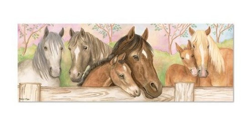 Melissa & Doug Corral Del Caballo Jumbo Jigsaw Puzzle De Sue