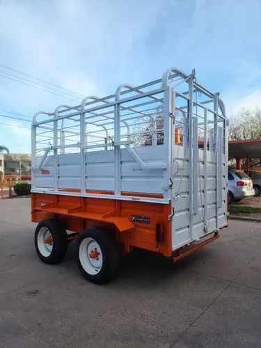 Acoplado Jaula 3 Metros Carro Vaquero Trailer Desmontable