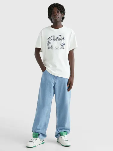 Playera blanca online tommy hilfiger