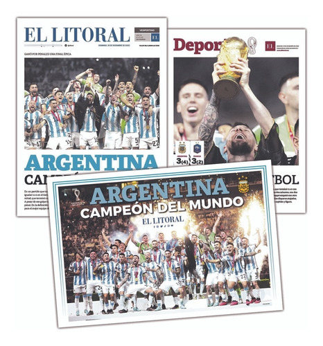 Argentina Campeón Del Mundo: El Litoral Edición 18-12-22