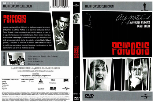 Psicosis - Psycho - Alfred Hitchcock - Dvd