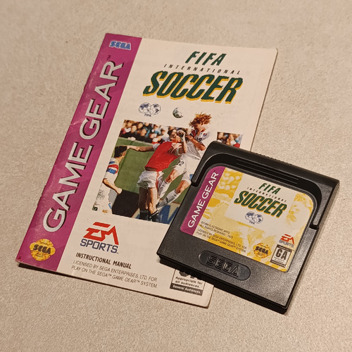 Sega Game Gear Juego Fifa Soccer Con Manual Original (Usado)