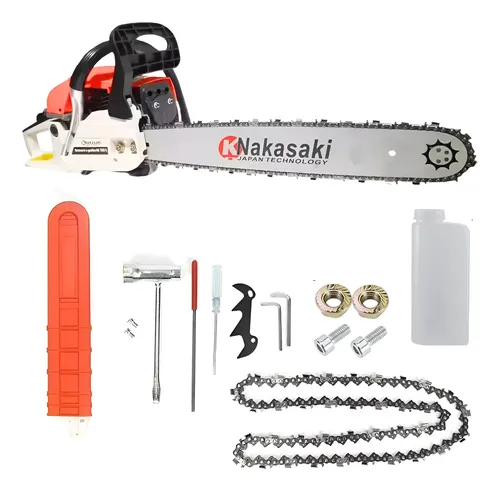 Motoserra A Gasolina 78cc Sabre 20 55cm Nakasaki Nk7800pro Laranja