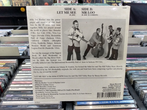 Compacto - Joe & The Hill Valley Boys - Lacrado - Imp -