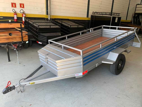 Carretinha Fazendinha 2.50 X 1.25 X 0.40 Com Bau - Cap 700kg
