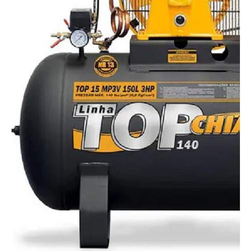 Compressor 15 Pés 140 Libras Monofásico 200litros Chiaperini