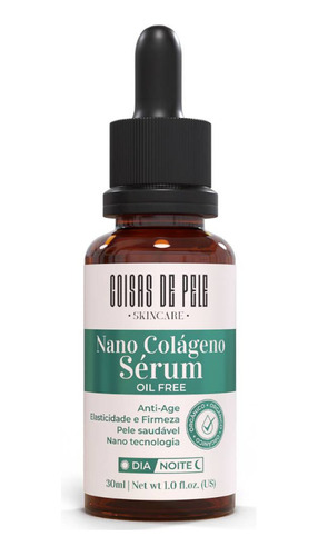 Serum Nano Colageno 30ml Coisas De Pele