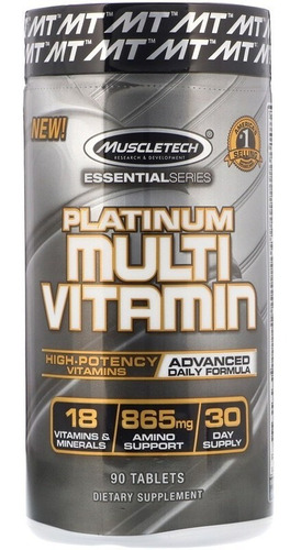 Platinum Multivitamin Muscletech - Unidad a $58500