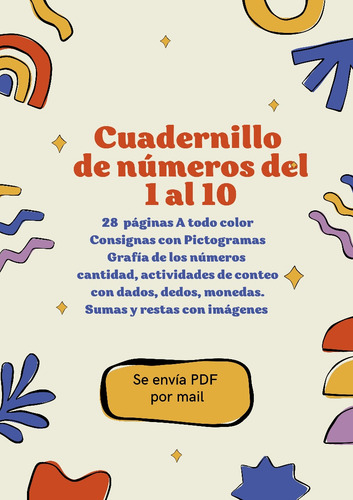 Actividades Con Números Del 1 Al 10 En Pdf