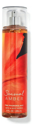 Body Splash Sensual Amber Bath & Body Works 236ml 