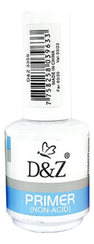 2un Top Coat D&z Blindagem Unhas Gel Led Uv Manicure