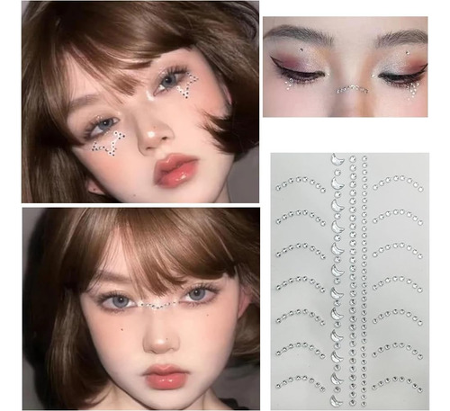 Gemas Faciales Autoadhesivas, Perlas Para Maquillaje, Joyas