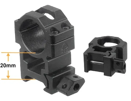 Mira Telescopica Utg 3-9x40 Mil Dot Iluminado + Anillas