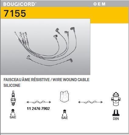 Cables De Bujia Mercedes Benz 190 E 1.8 2.0 2.3 (w201) M102