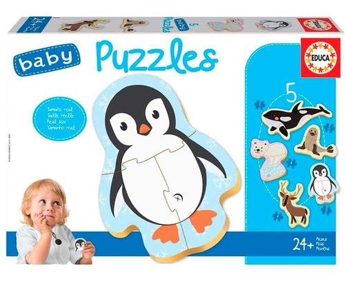 Rompecabezas Baby Puzzles Animales Polares