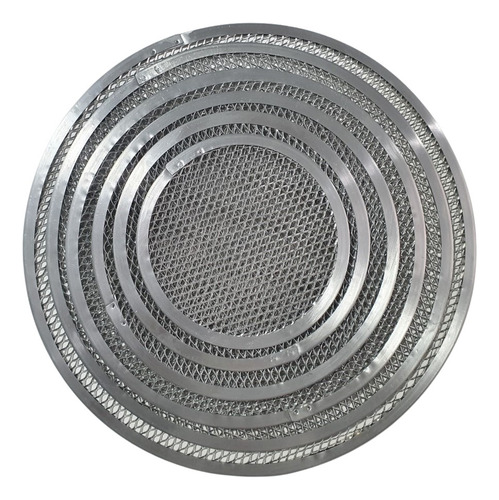 Malla Cuadrada Para Hornear Pizza De 15x15 Pulgadas 1 Pza Plateado