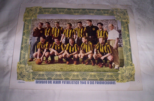 Obsequio Album Futbolistico 1946 Lamina De Peñarol...leer..