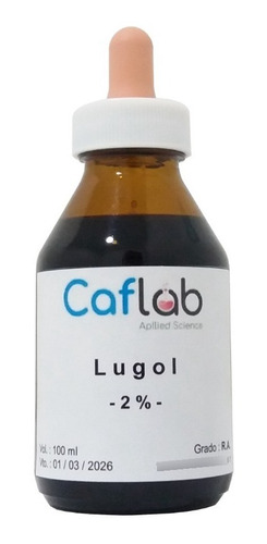 Lugol 2 % - 100 Ml - Caflab - 