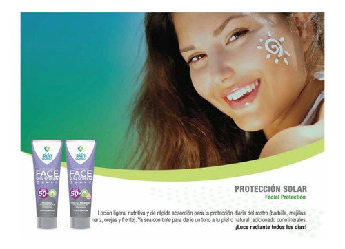 Paquete Protector Solar Labial Y 2 Faciales Minerales Fps 50