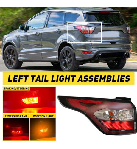 Left Driver Rear Tail Light Brake Lamp For Ford Escape K Ttb