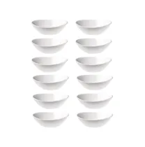 Comprar Set 12 Bowls Compoteras Vidrio Templado Aptas Microondas 