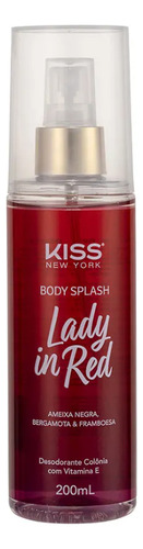 Body Splash Lady In Red - Kiss New York