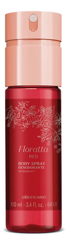 Body Spray Floratta Red 100ml O Boticário