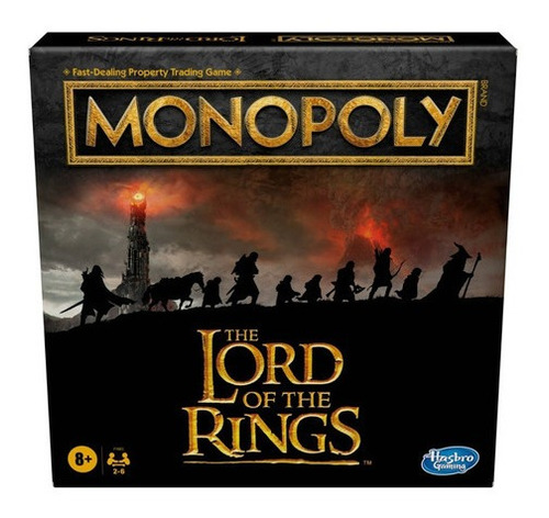 Imagen 1 de 3 de Juego De Mesa Monopoly The Lord Of The Rings Hasbro F1663