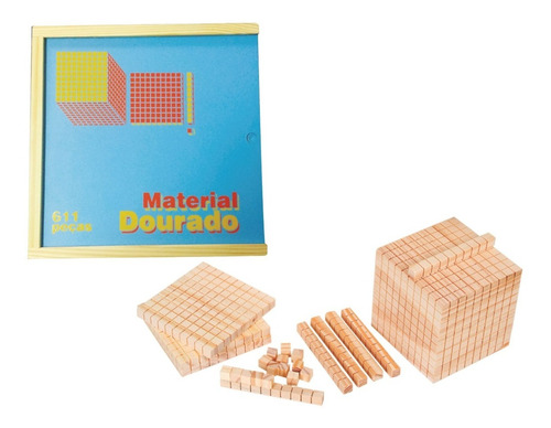 Brinquedos Educativos - Material Dourado 611 Peças