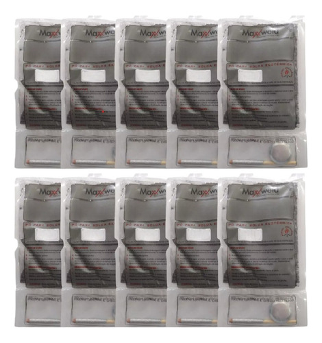 Kit C/ 30 Solda Exotérmica Pó 90g C/ Palito Ignitor E Disco