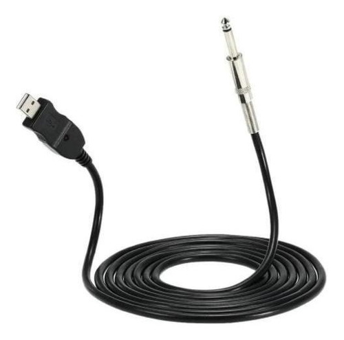 Cabo Interface Guitarra Usb X P10 Mono Plug & Play 3,0 Mts