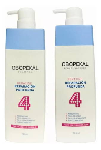 Obopekal® Pack Shampoo + Acondicionador Reparación Profunda