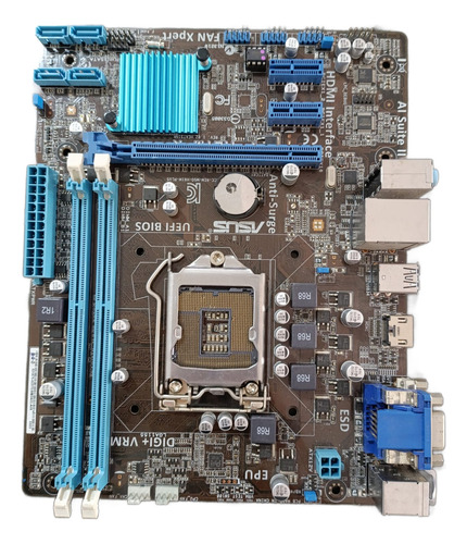 Placa Mãe 1155 Asus H61m-a - Usada, Excelente Estado (Usado)