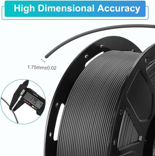 Filamento Ender Black Pla de 1,75 mm - Creality