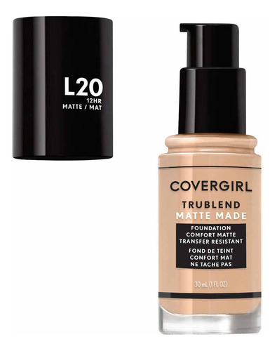 Base De Maquillaje Covergirl Trublend Matte L20 Light Ivory