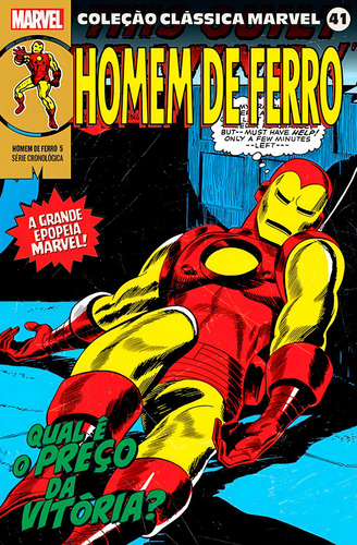 Coleção Clássica Marvel Vol. 41 - Homem de Ferro Vol. 5, de Heck, Don. Editorial Panini, capa mole em português, 2022