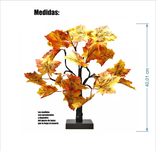 Imagen 8 de 8 de Árbol De Navidad Decorativo Para Mesa Modelo Maple