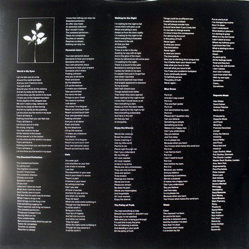 Imagen 7 de 8 de Vinilo Depeche Mode Violator Nuevo Sellado Especial
