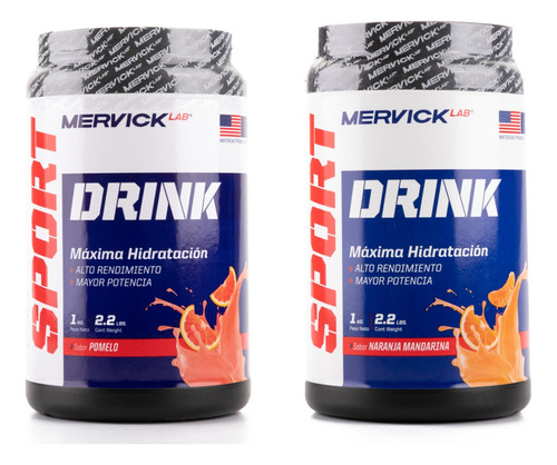 Sport Drink Mervick Lab Bebida Deportiva X 2 Unid X 1 Kg