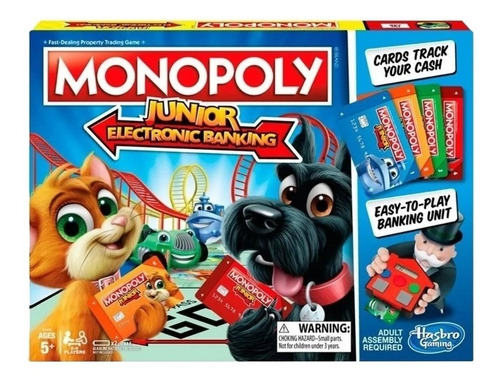 Juego De Mesa Monopoly Junior Banco Electrónico Hasbro
