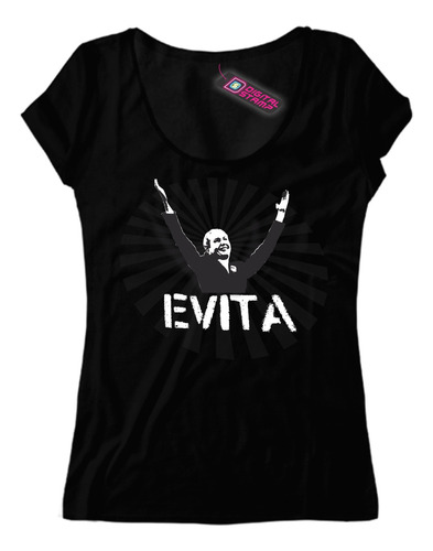 Remera Mujer Eva Evita Peron Ca66 Dtg Premium