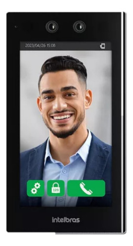 Controle Acesso Facial Qrcode Cartão Ss 5532 Mf Wifi Externo