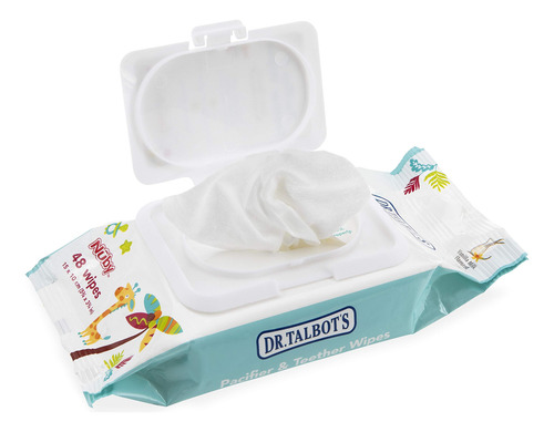 Nuby Dr. Talbot's Toallitas Para Chupete Y Mordedores, Leche
