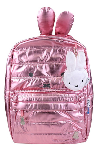 Mochila De Conejito Rosa Para Niñas